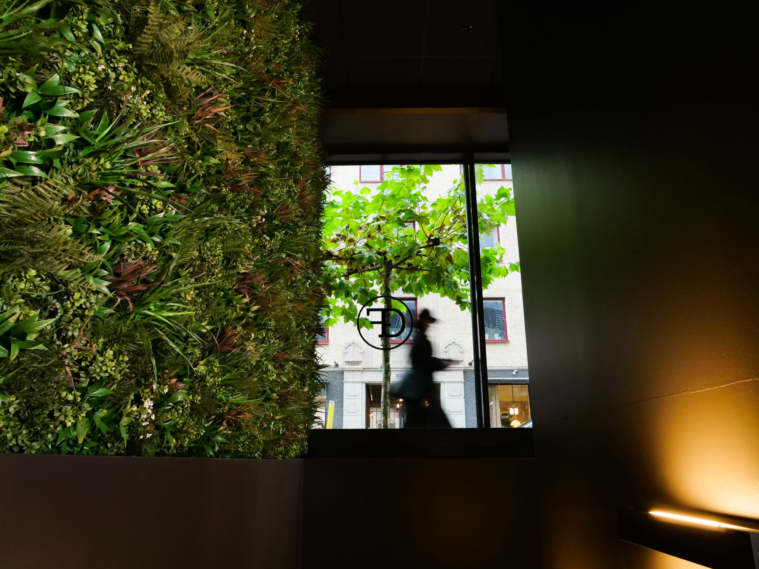 artificial greenwall grand fitness gym Borås